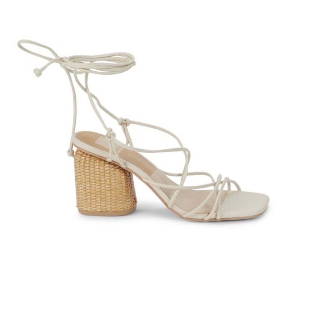 Nika Strappy Block-Heel Sandals